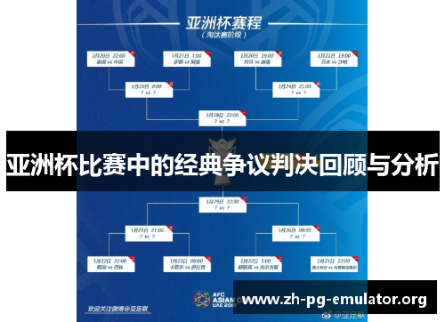 亚洲杯比赛中的经典争议判决回顾与分析 亚洲杯比赛中的经典争议判决回顾与分析